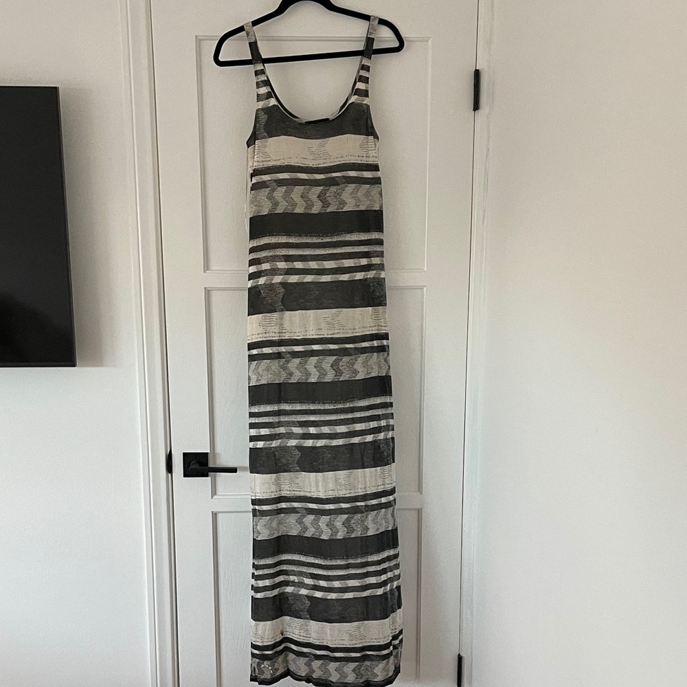 Thakoon Maxi Dress in geo/Aztec pattern